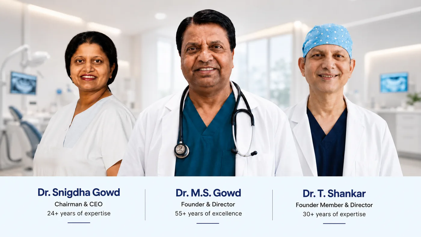 The full Dr. Gowds team