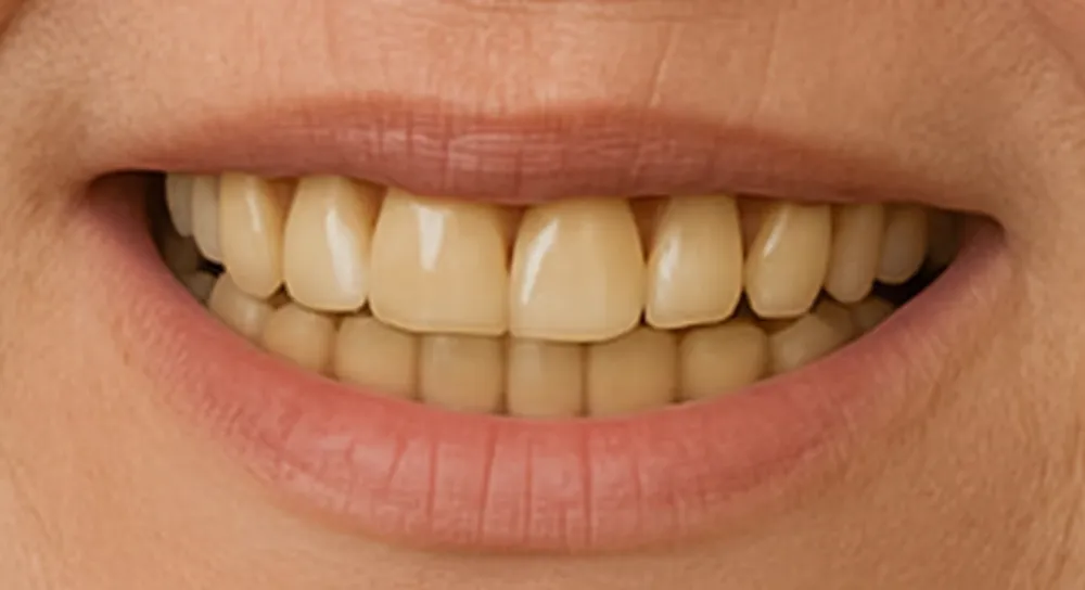 Teeth whitening — before
